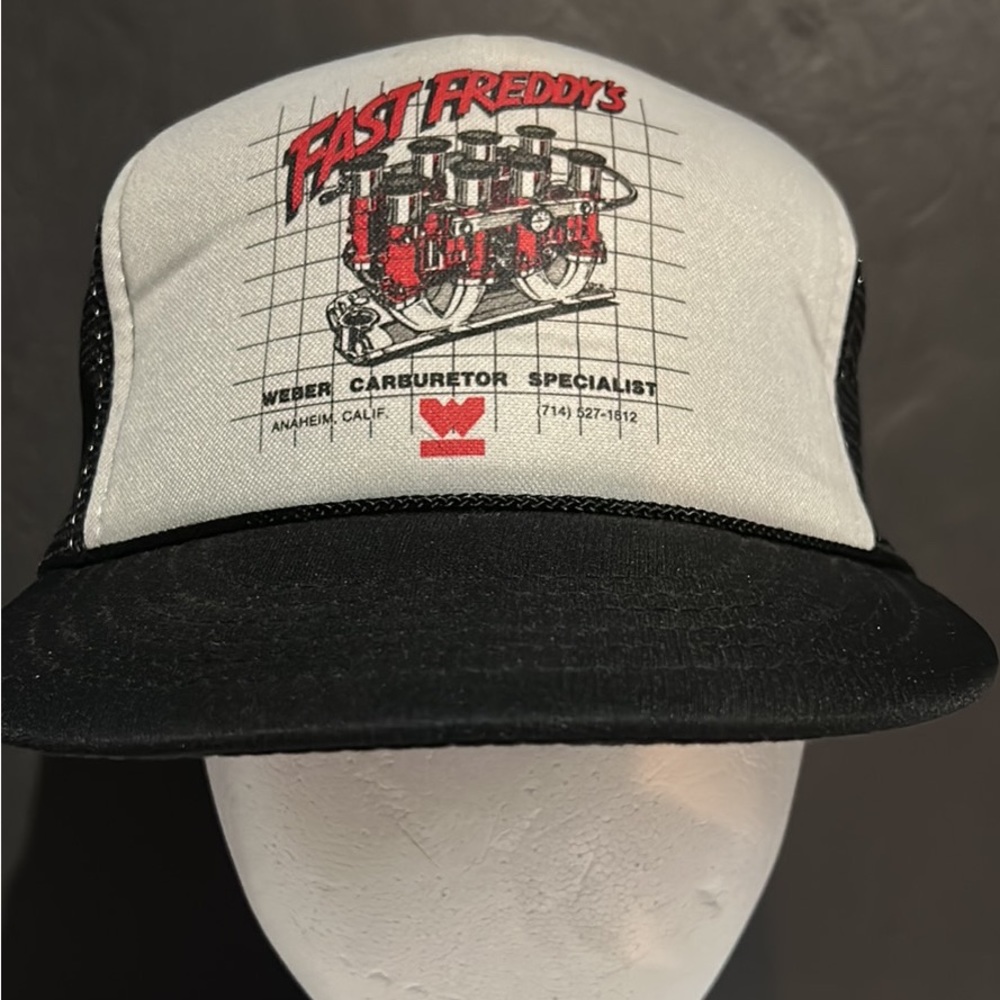 Vintage Fast Freddys Snapback Mesh Hat